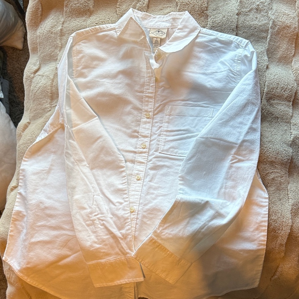 St. John's Bay White Button Down Shirt